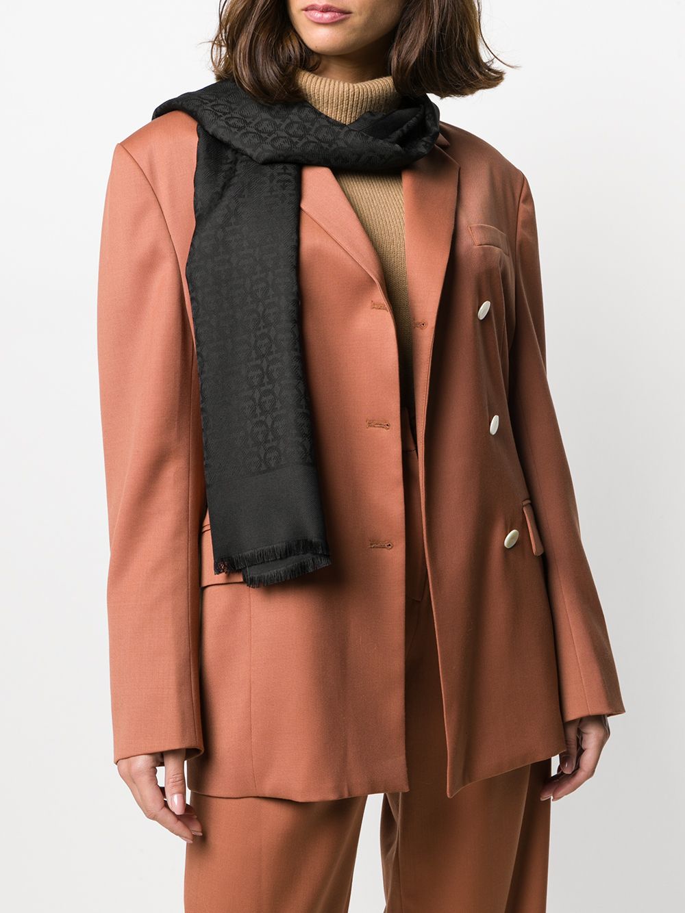 Ferragamo Scarfs - BLACK | 32f08e09d0f03e672e0c612161cfe5be4e78bad8