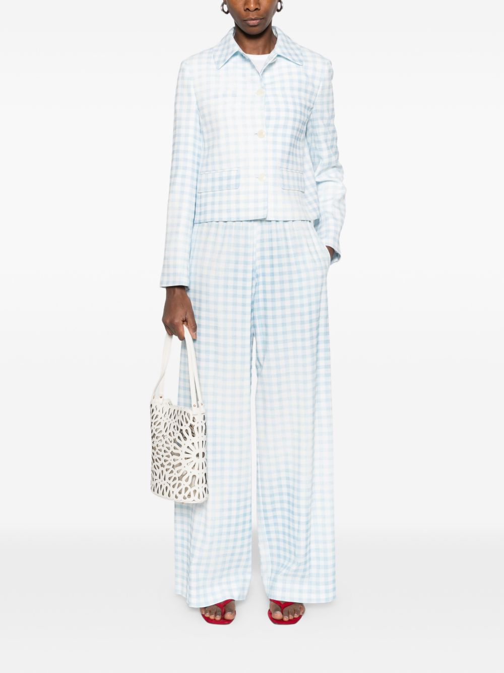 Ermanno Scervino Trousers - Blue and green | 86f6a58c0e909f5ca7fd10c029fa18e768eda397