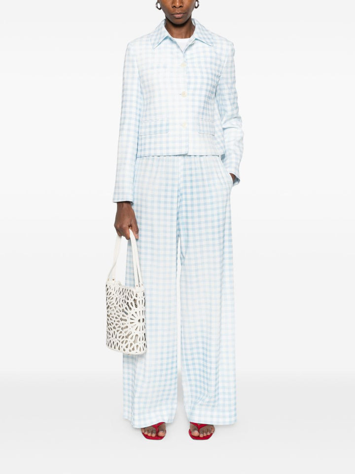 Ermanno Scervino Trousers - Blue and green | 86f6a58c0e909f5ca7fd10c029fa18e768eda397