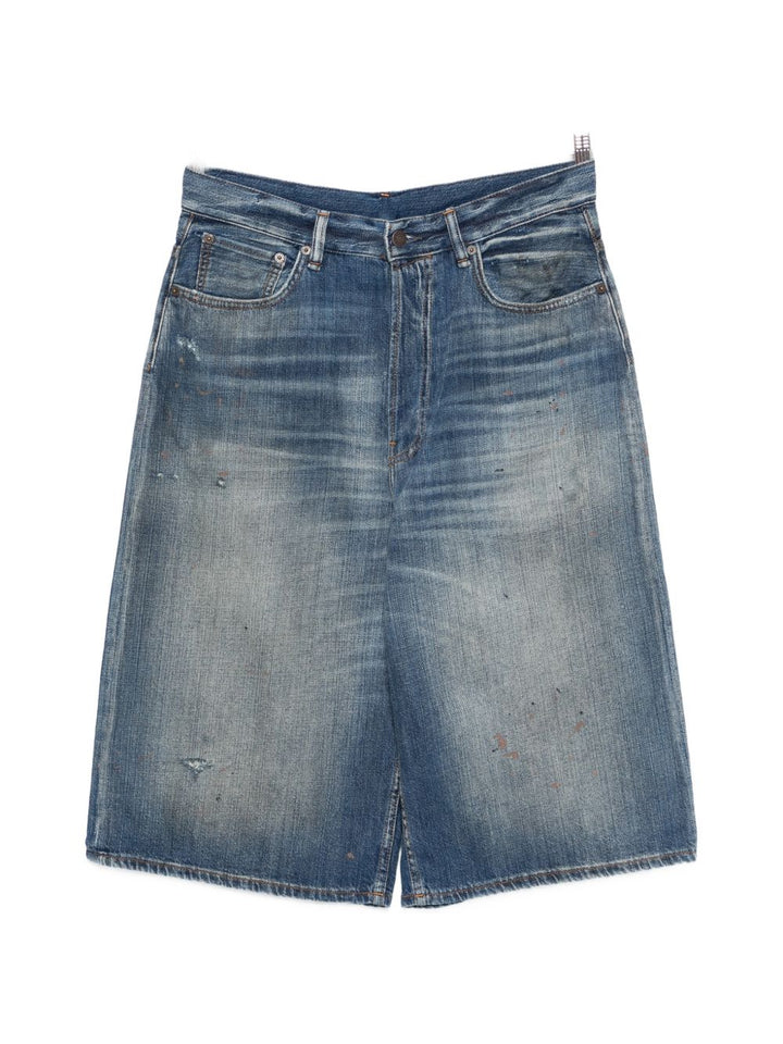 Acne Studios Shorts - Blue and green | 6e1564c4bfe710b5598123b6b022d2b668b1745b