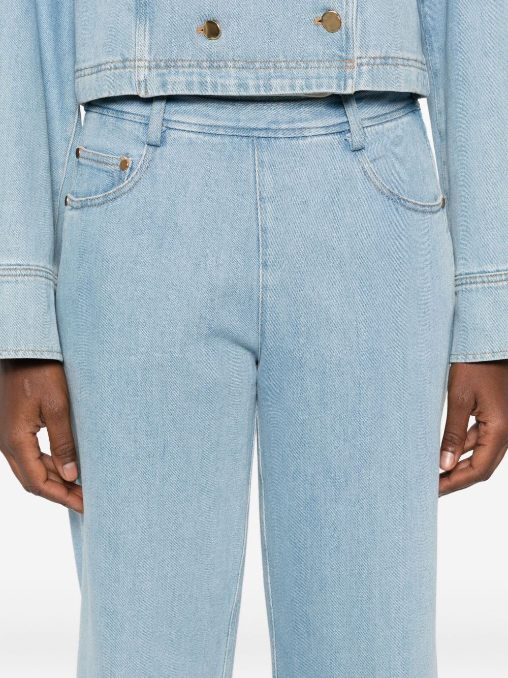 Forte Forte Jeans - Blu e verdi | 6b97115da1e896ba646891d5dd5998e9dbc0e3f8
