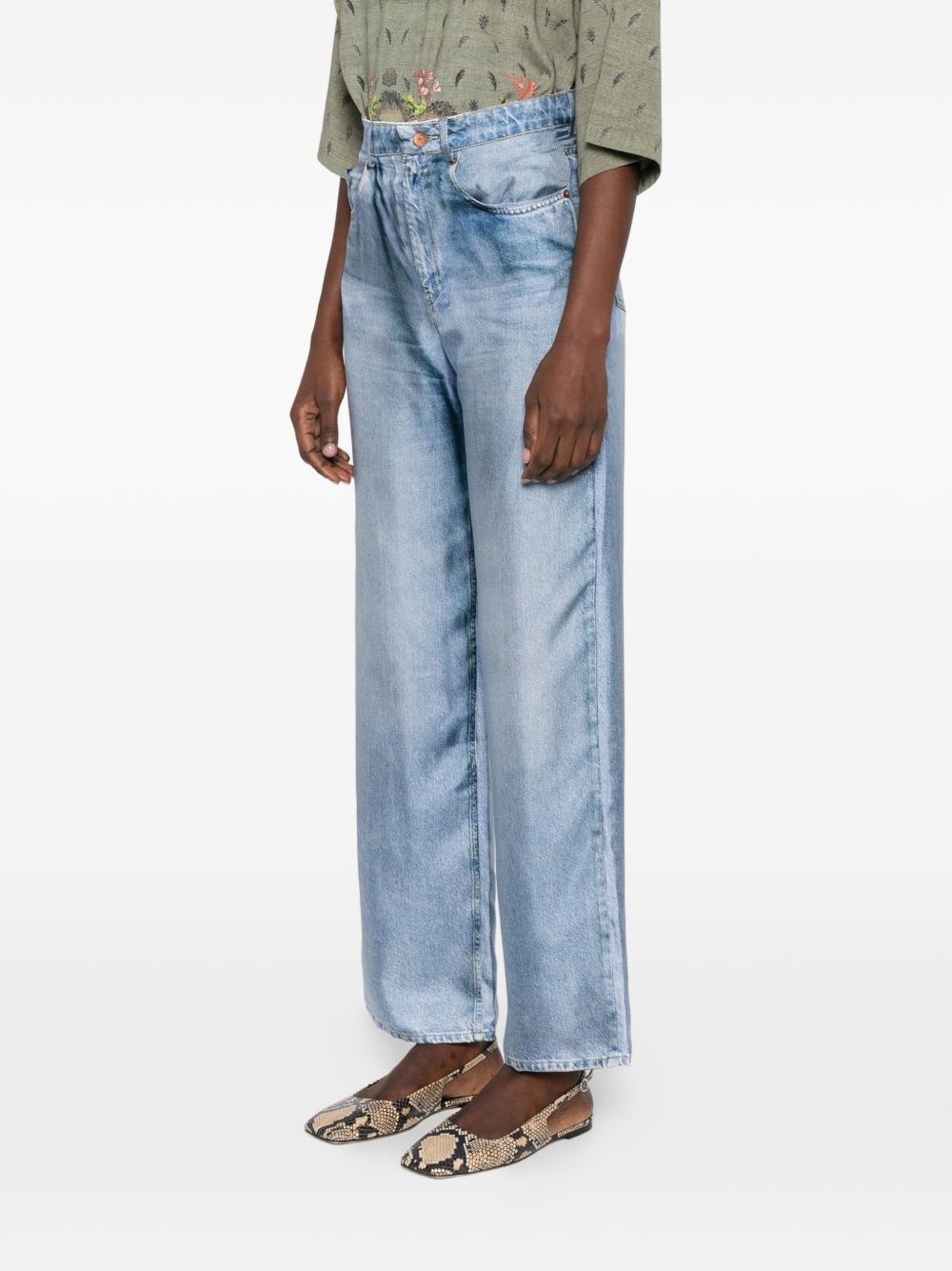 Pierre Louis Mascia Trousers - Blu e verdi | 02c6b00a84c197906d9108a54ec22452810bfb58
