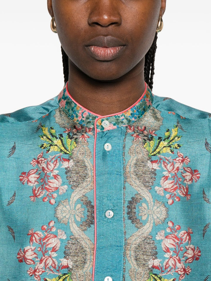 Pierre Louis Mascia Shirts - Blu e verdi | 51995e72b93032862631d782e60b202dad6f590d