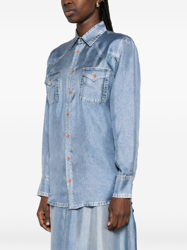 Pierre Louis Mascia Shirts - Blu e verdi | 52323356469fa9f4618d87e35fd1a67ad135b07e