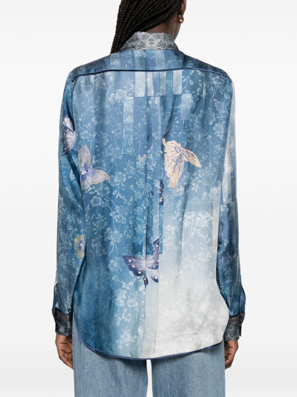 Pierre Louis Mascia Shirts - Blu e verdi | ef3f699e3bd5e0344174837f49208ac3ed5bc566