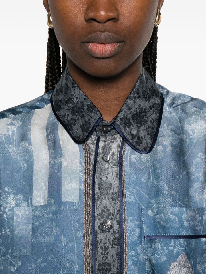 Pierre Louis Mascia Shirts - Blu e verdi | ce125ff7f56f141e5249936d0680b43f14d3f170