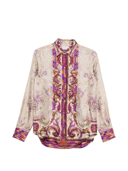 Printed Silk Shirt