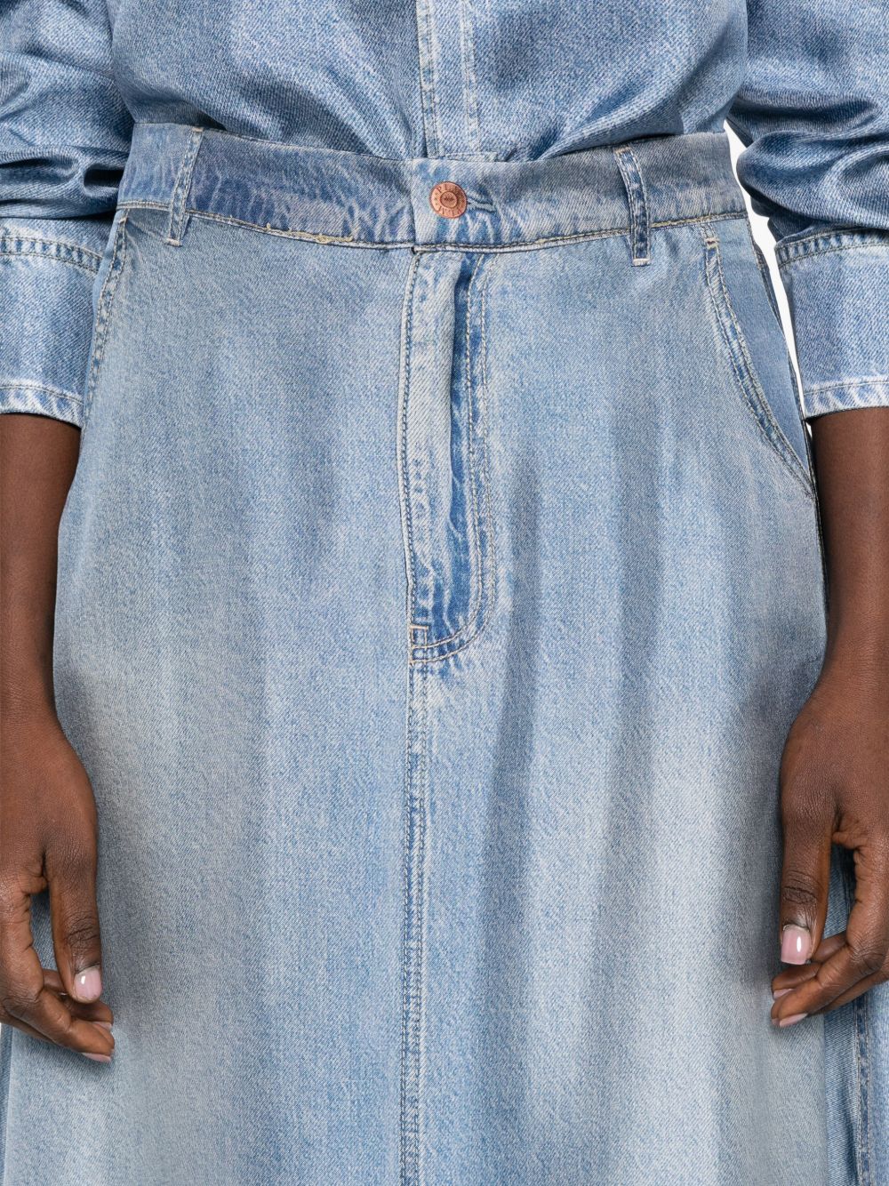 Pierre Louis Mascia Skirts - Blu e verdi | 853994f0e629affdb597af117a748a7d450ab692