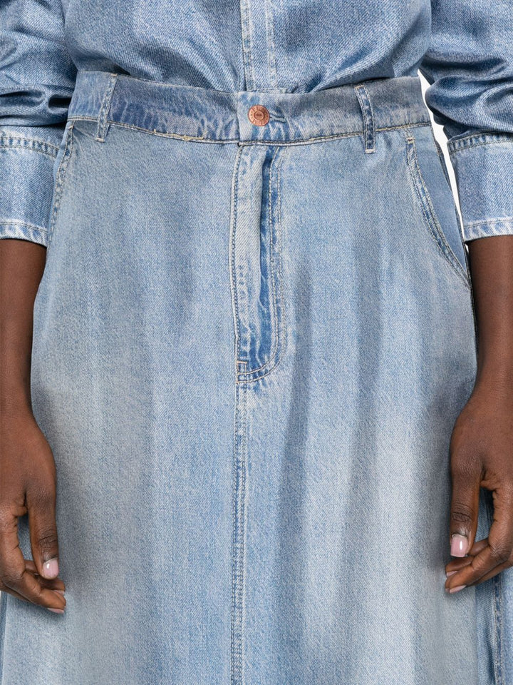 Pierre Louis Mascia Skirts - Blu e verdi | 853994f0e629affdb597af117a748a7d450ab692