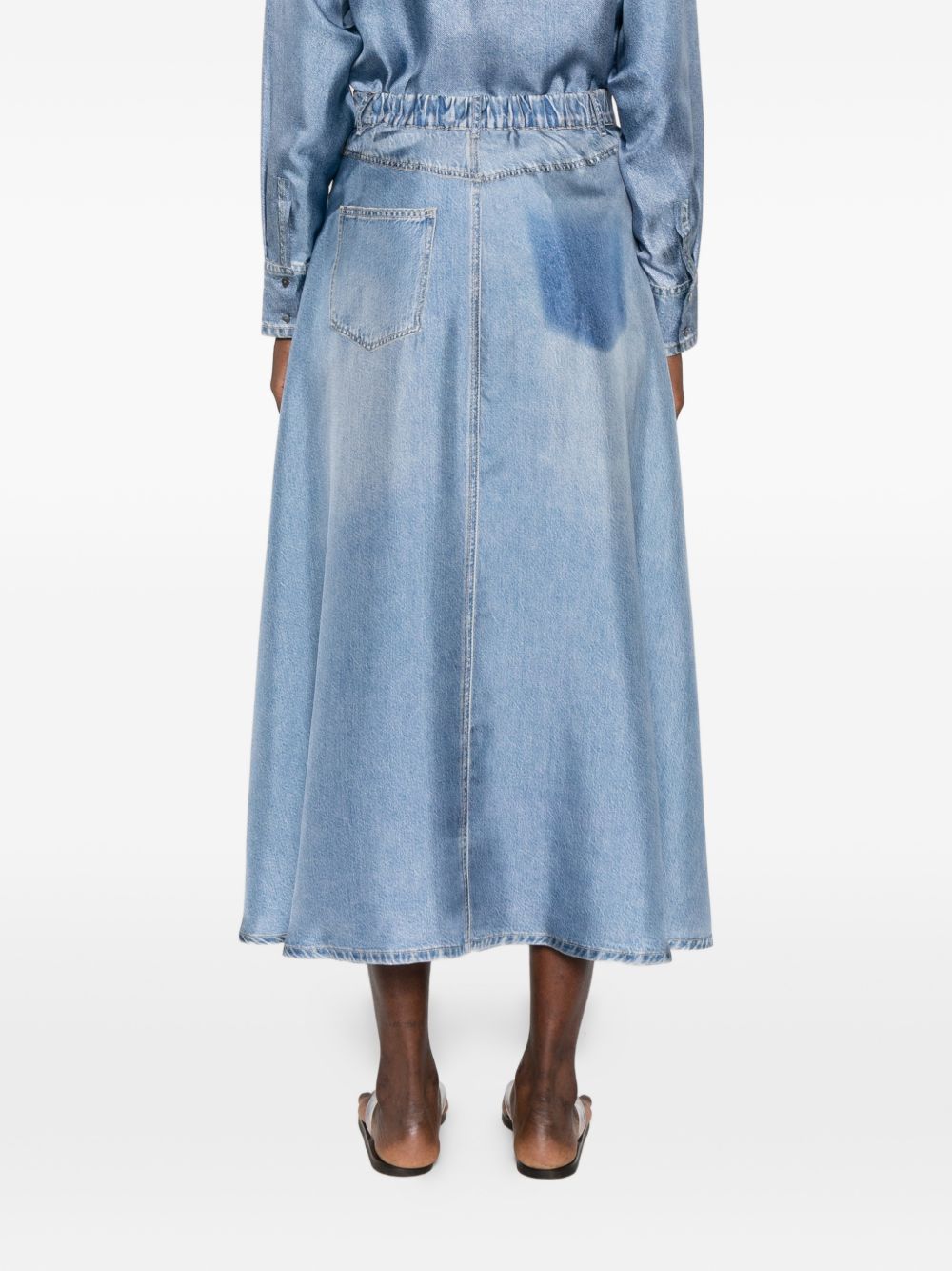 Pierre Louis Mascia Skirts - Blu e verdi | 7a107a8956ae792f8d6dee87e99eaa7fa963ff86