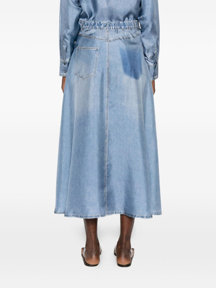 Pierre Louis Mascia Skirts - Blu e verdi | 7a107a8956ae792f8d6dee87e99eaa7fa963ff86
