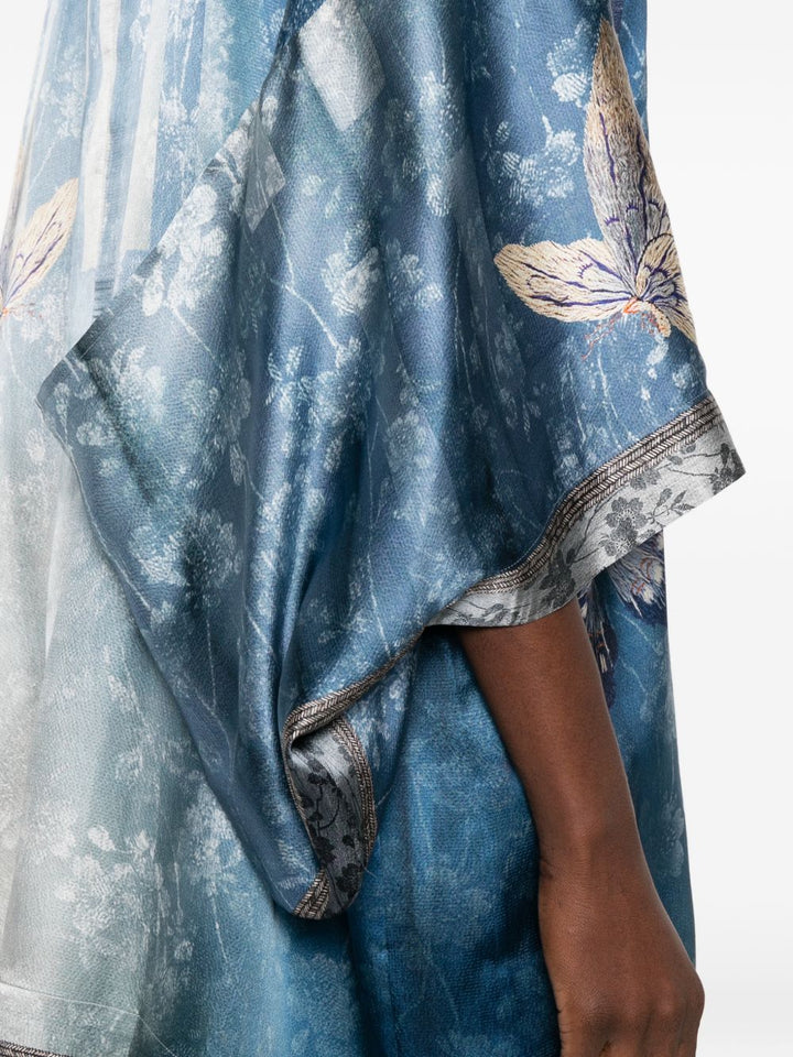 Pierre Louis Mascia Dresses - Blu e verdi | 199133059bee5b9ee07a6ac1f222075b7a6ab6ac