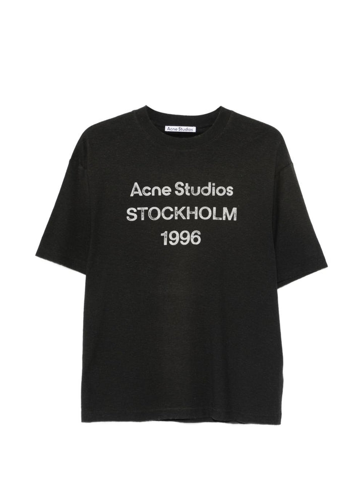 Acne Studios T-shirts and Polos - BLACK | 48e36e4aae07a463a3aa924edfeea17b79810a0e