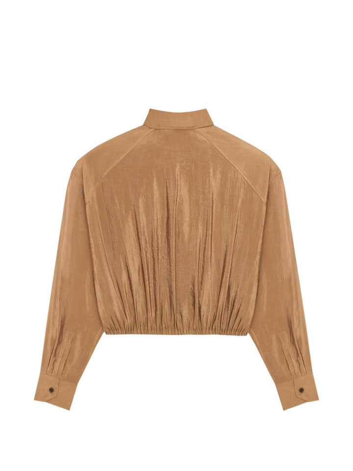 Saint Laurent Shirts - Marrone | 7ad21cccae2dfa538430a8f8d84c5f8e063a32c3
