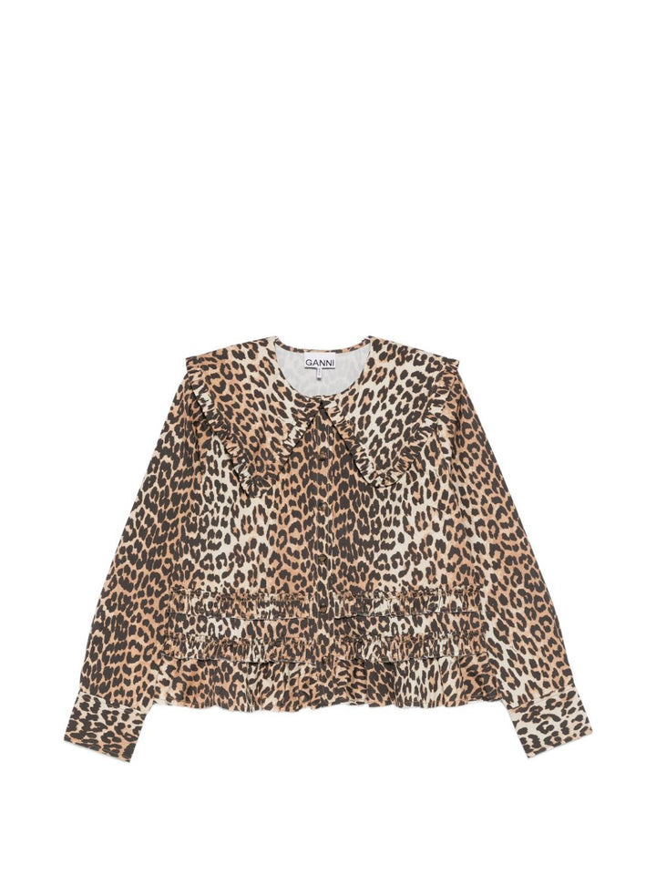 Ganni Shirts - Marroni | 71129d33efceb2791dc7190e745df07a46ac6923