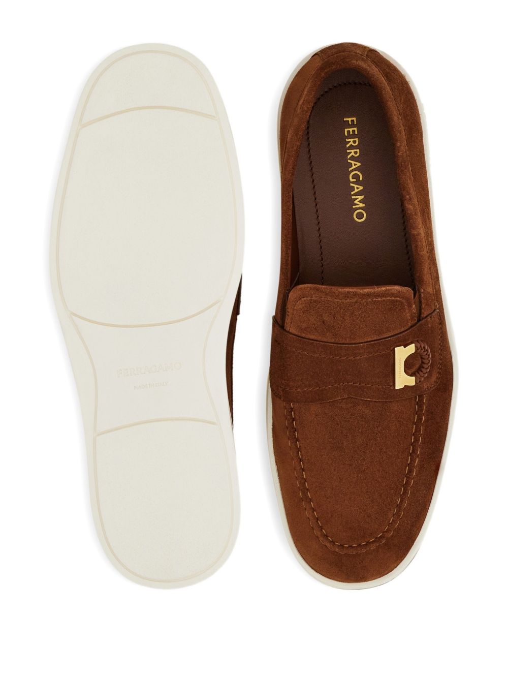 Ferragamo Flat shoes - Marroni | d7d5b31627d03cc45a05f30de50507b16aa2f503