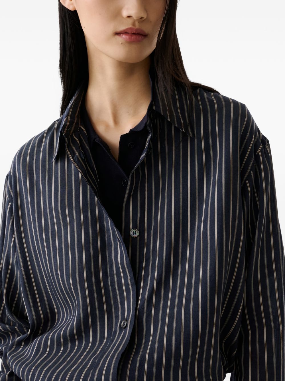 Studio Nicholson Pre Shirts - Blue and green | 8627780024ab79137e519fc664590ae5153bae2a