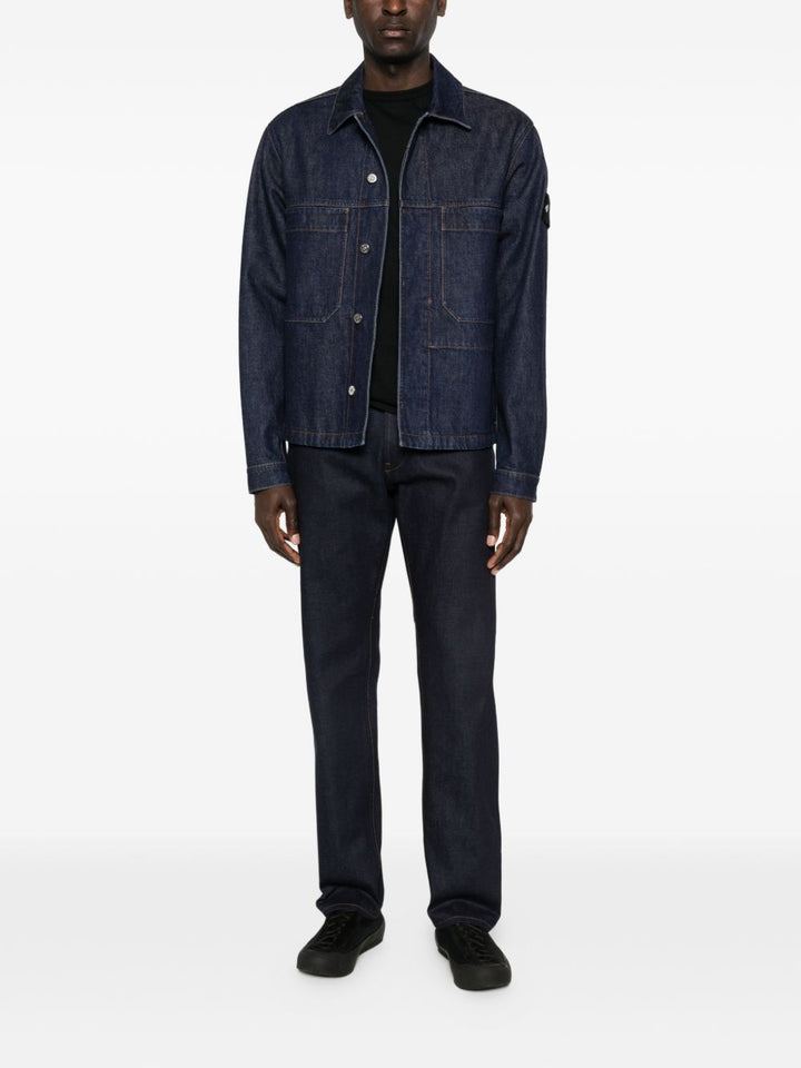Stone Island Coats - Blue and green | 6b7cb7d737cfdf5f96179461403216d25332755d
