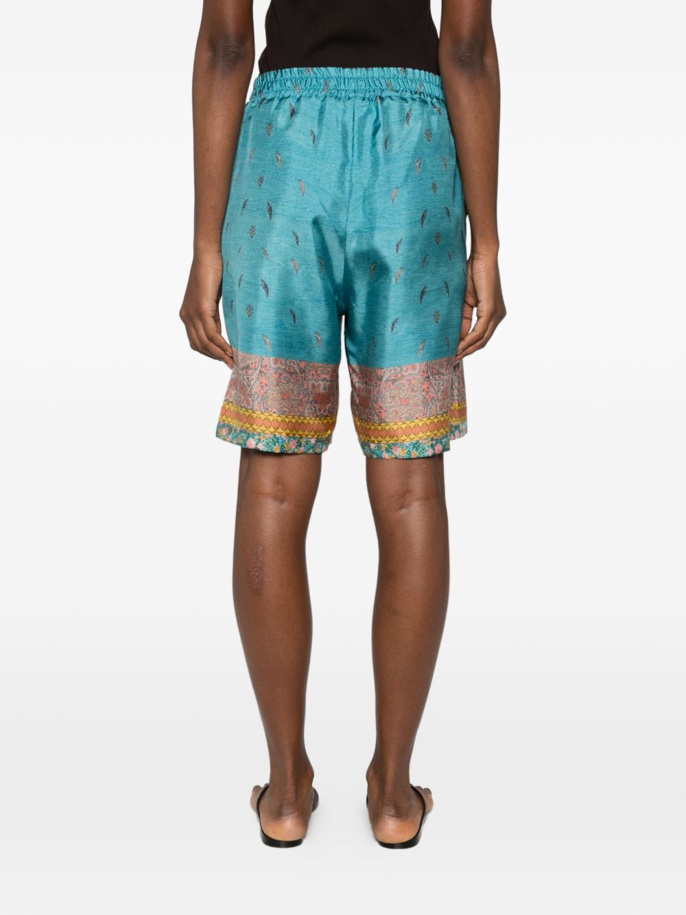 Pierre Louis Mascia Shorts - Blu e verdi | 0ac54eeb2e36e5d11eca06ba4d943cf706bc987d
