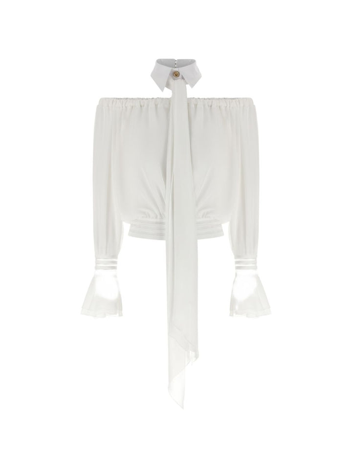 Elisabetta Franchi Shirts - WHITE | 07659045cc65b836fdcd076ecc425db1bd858908