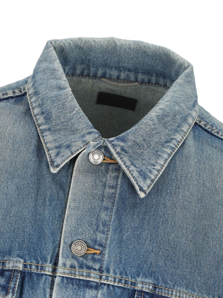 Saint Laurent Coats - BLUE | 618e80de67f35883c3b74a315e619409e70f481b