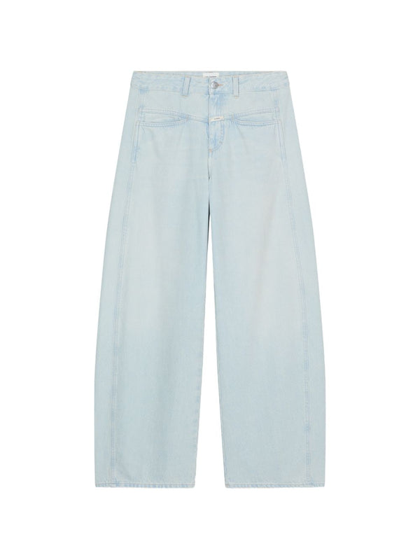 Wide-Leg Denim Jeans