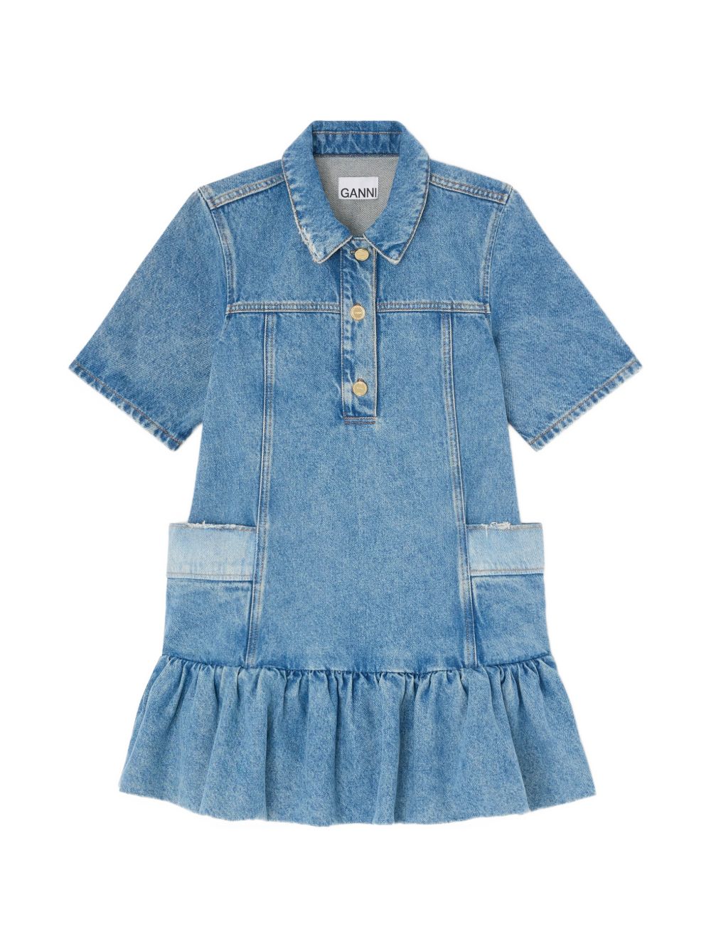 Ganni Dresses - BLUE | 36751ea12060556abcb4dd2652790863f27eb310
