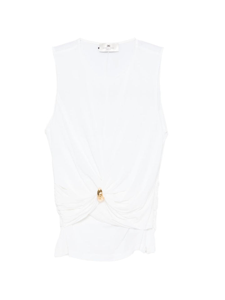 Elisabetta Franchi Top - Light and natural | 897702f19233ee940f93556e3793f8a9cd83a159