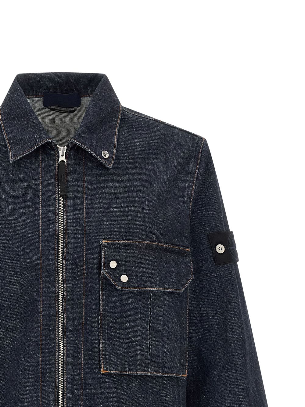 Stone Island Coats - Blue and green | 353d40768730689703516bc31ab89d479d2ad2a0