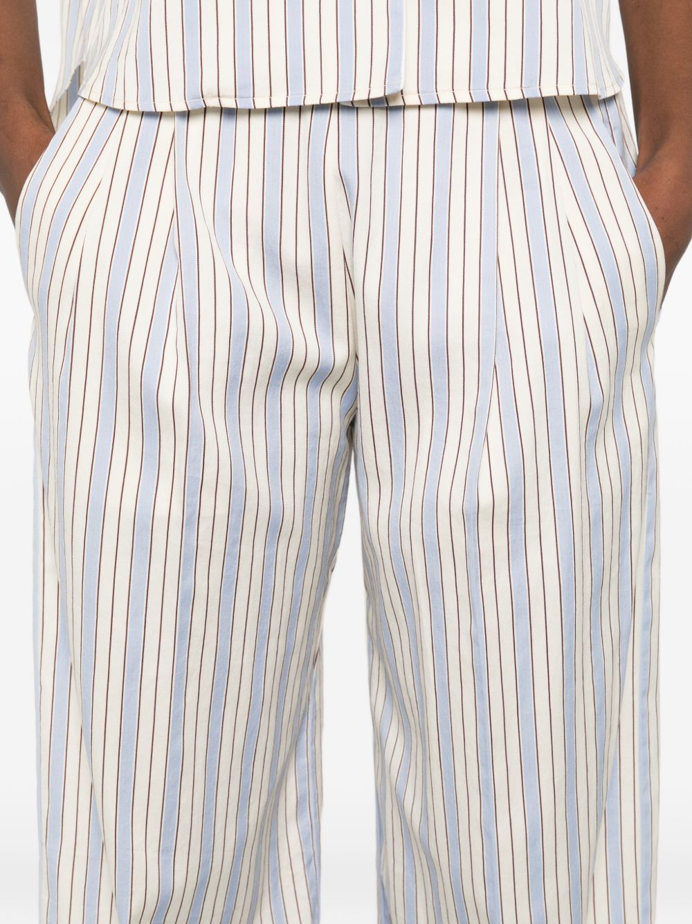 Forte Forte Trousers - Blu e verdi | 77cd45eafd02071c177ec8a0e3a32414dd579bc4