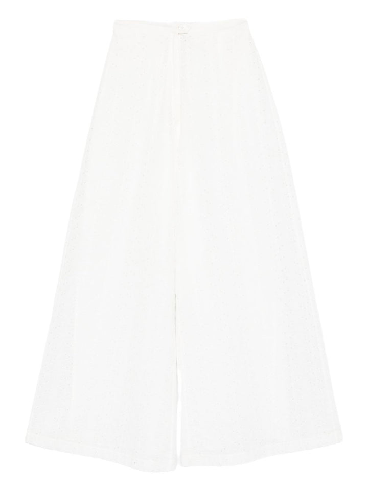 Forte Forte Trousers - WHITE | d1ca959017c775414db6aec94565fe2715af7185