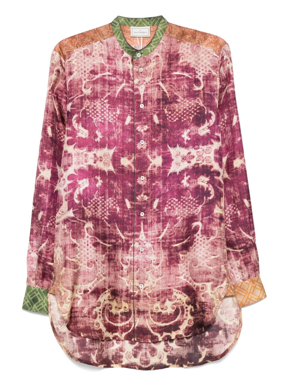 Pierre Louis Mascia Shirts - Blue and green | cd0b48301917a4ed4579ef9514edaae6d8e8aca7