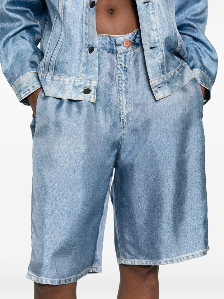 Pierre Louis Mascia Shorts - Blu e verdi | b6ff26159199006a452b1c9c7b59a37d5bc8e362