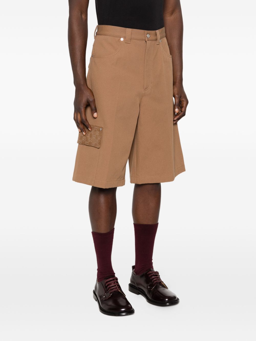 Gucci Shorts - BROWN | bccbaac63e6c11f92498c38b4a4203c0238b636b