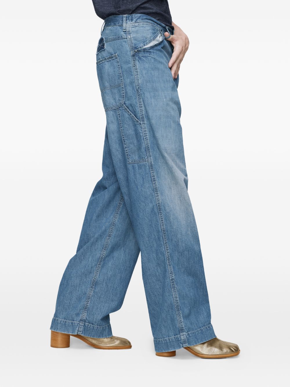Maison Margiela Jeans - Blu e verdi | b5f278e7f38fb679f716016f42847d2cdb7228ab