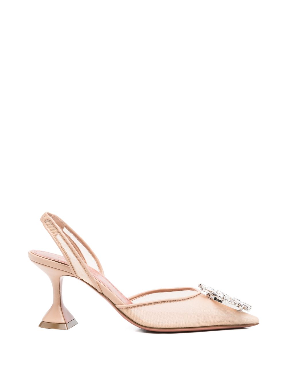 Amina Muaddi With Heel - Chiari e Naturali | cd2ced0c1fd50258d110e3c95d17a4649d80b2a6