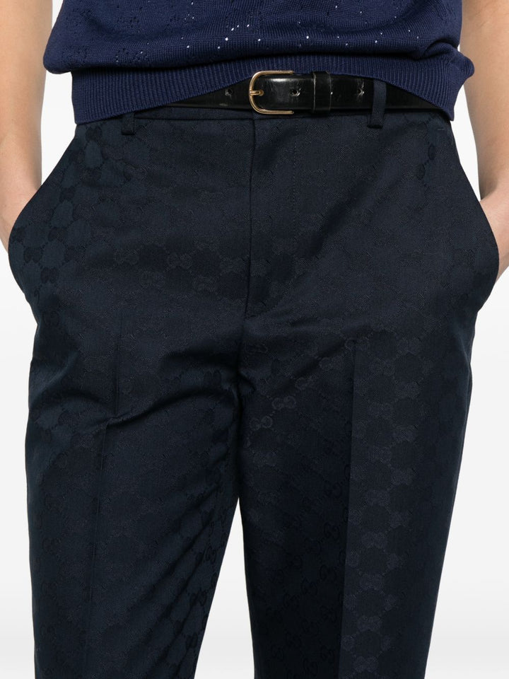 Gucci Trousers - Blu e verdi | 5745e0259f48576333ff364dde849fe838ec873c