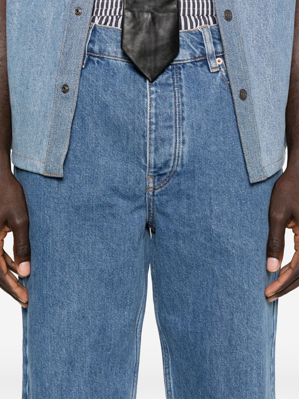 Marine Serre Jeans - BLUE | 561b8d4048fd5b31e5e8fd43648071d499bea69a