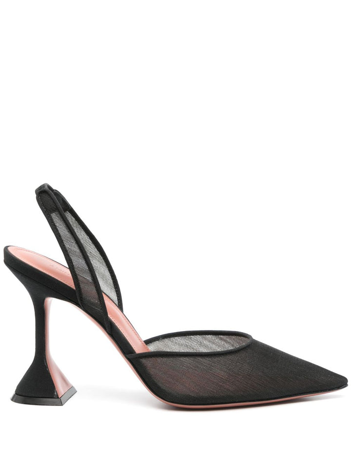 Amina Muaddi With Heel - Neri e Grigi | cbf244e2a5362a559ad6bd5a4fa407e89e9f237d