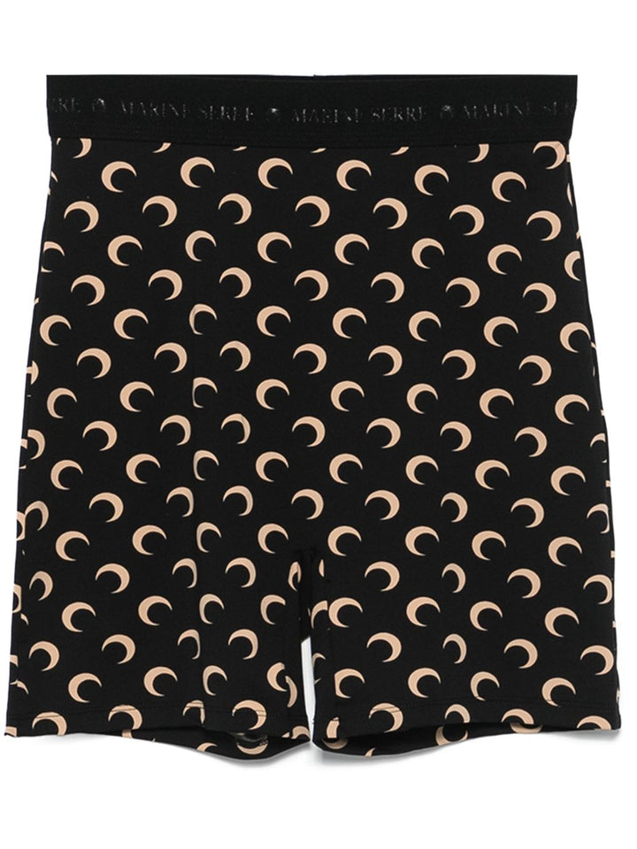Marine Serre Shorts - BLACK | 3840ae501a7d9db6c7864206e261a9fcd02dedf3