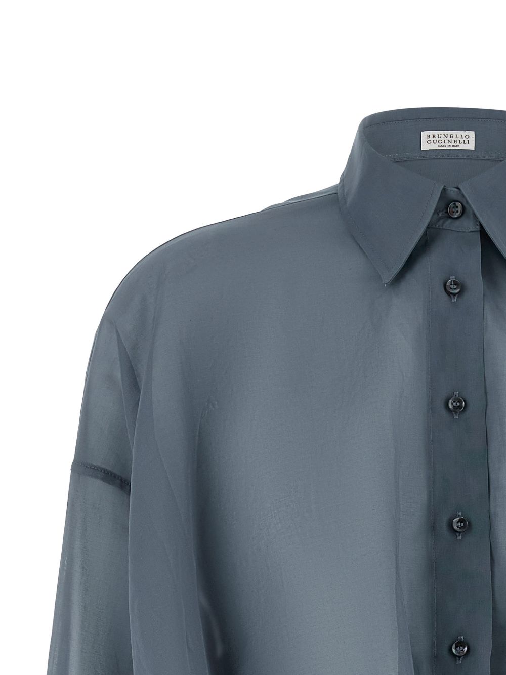 Brunello Cucinelli Shirts - Blue and green | cf0d955585bdbdb9c1b9d9d22e3dae6d2de8efd9