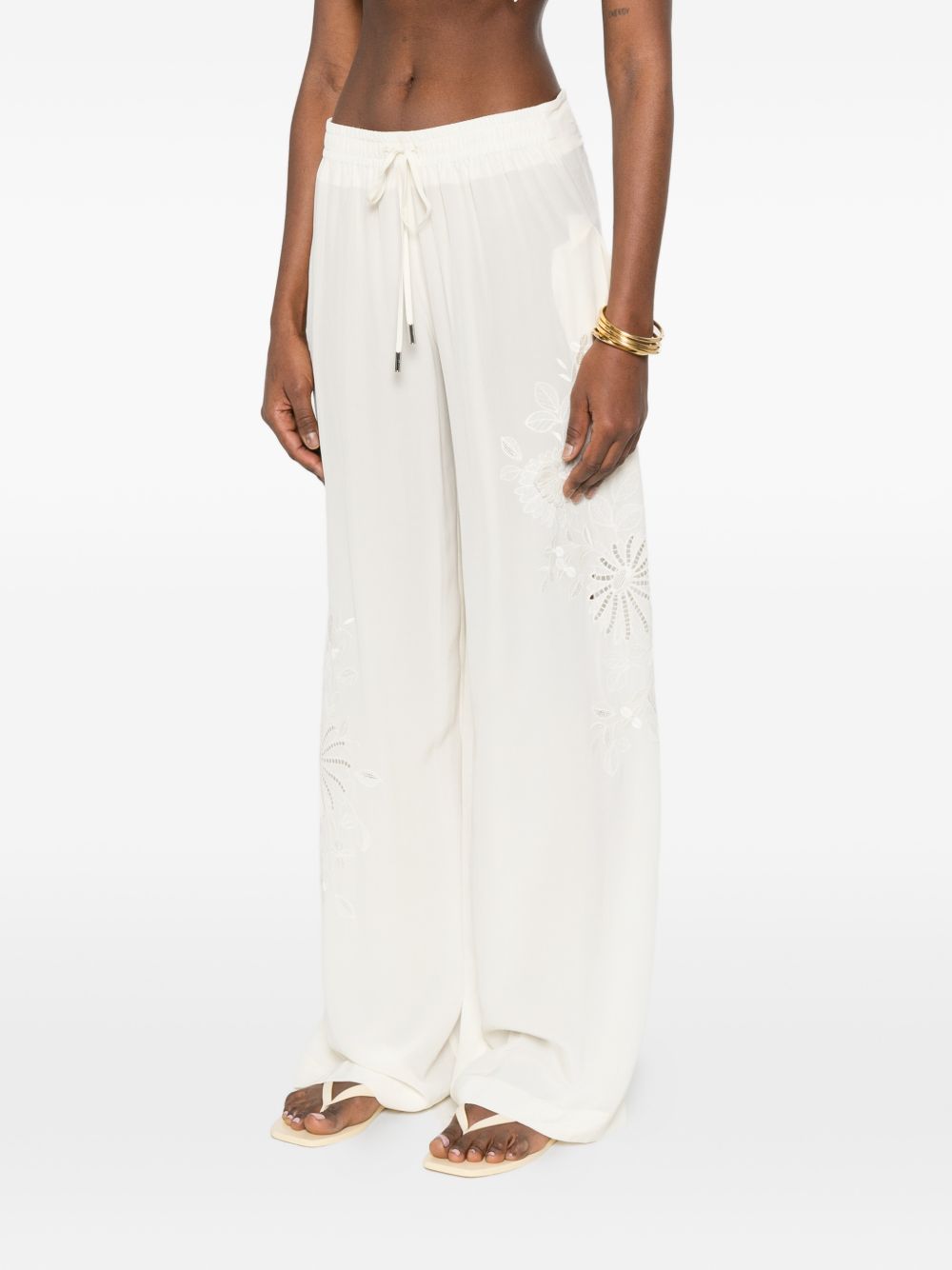 Ermanno Scervino Trousers - WHITE | 2e163c84bcba45e32eb4b3a5ef00af70f27bd57b