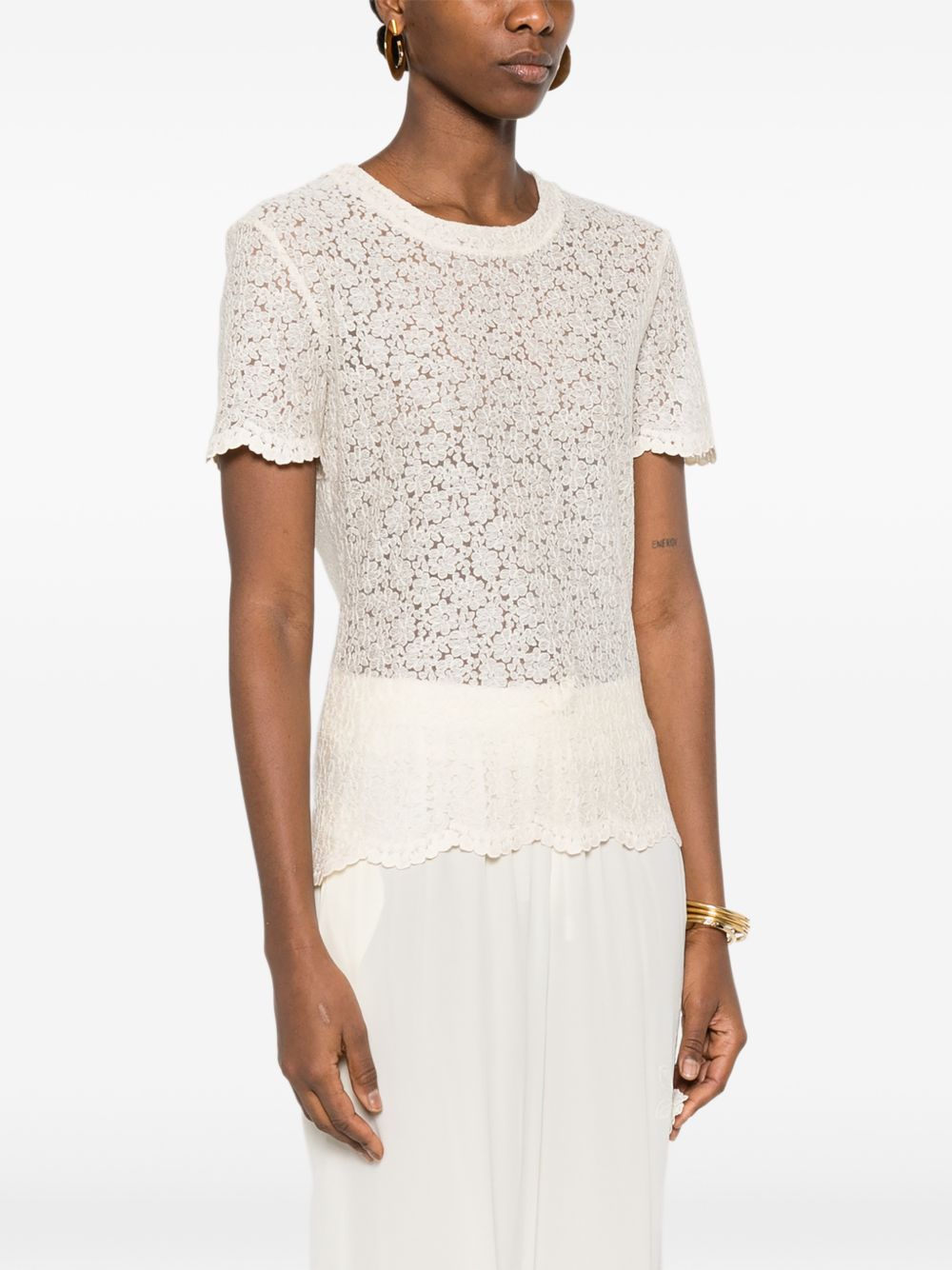 Ermanno Scervino T-shirts and Polos - Light and natural | 6c1b63bb53fc0a8e466cae4887a696ddb13339d8
