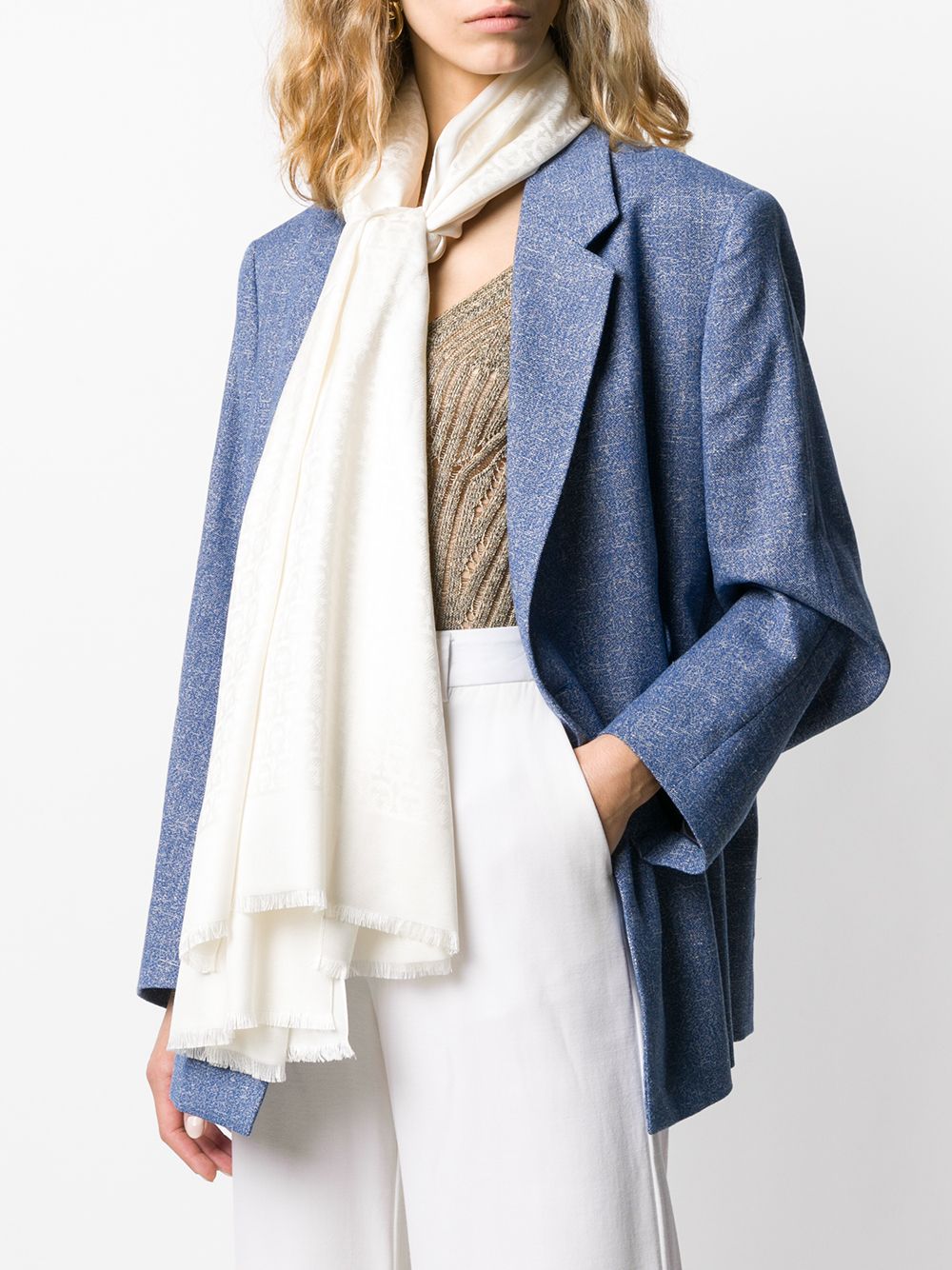 Ferragamo Scarfs - Light and natural | e377dc084041a81f7e008b8d57c811b317d7af66