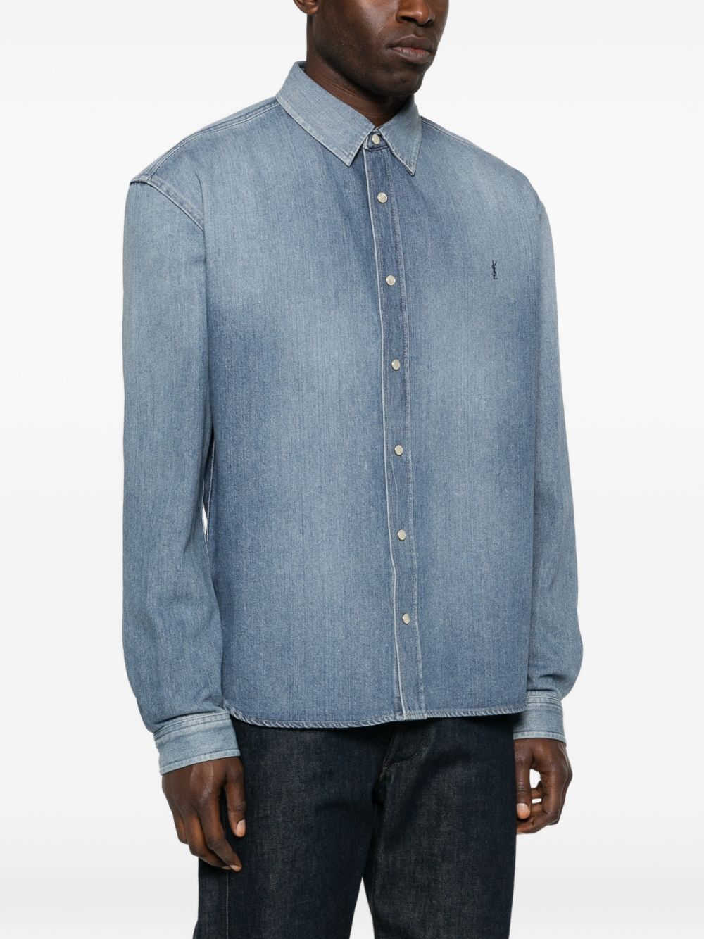 Saint Laurent Shirts - BLUE | 25149400b73e211c4f709b0768db39fb3eb03508