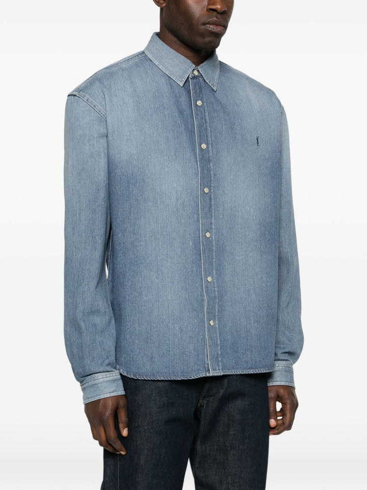 Saint Laurent Shirts - BLUE | 25149400b73e211c4f709b0768db39fb3eb03508