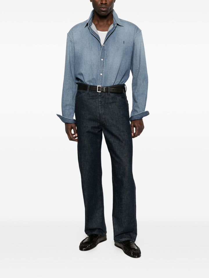 Saint Laurent Shirts - BLUE | b097face0d48c7fbfac3845ca1acbc50c175aafe