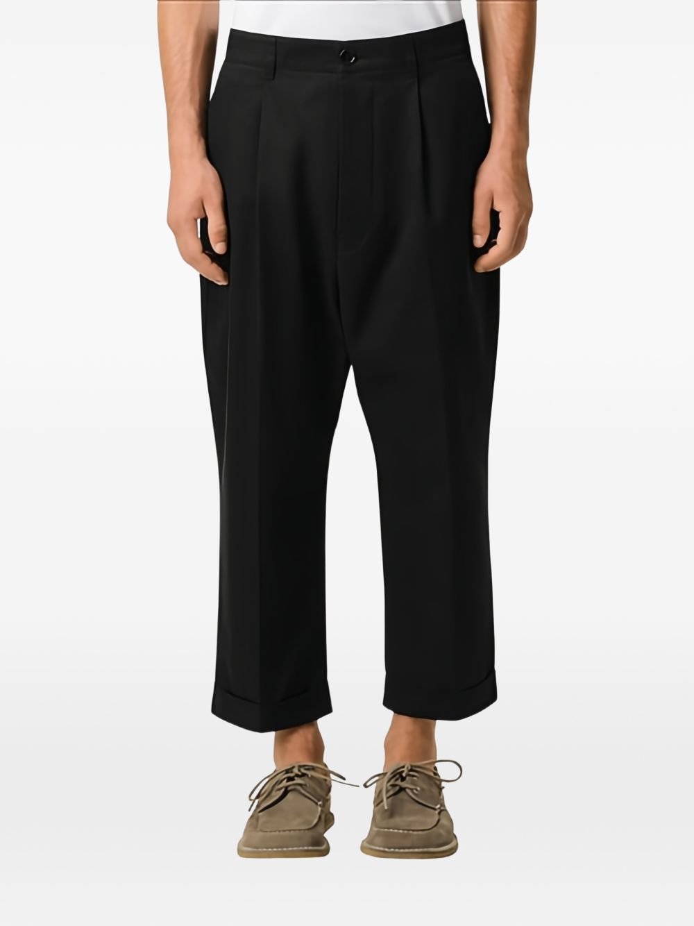 Ami Paris Trousers - BLACK | 63636a3920f729f400b14e68e4216a94c33aa48b