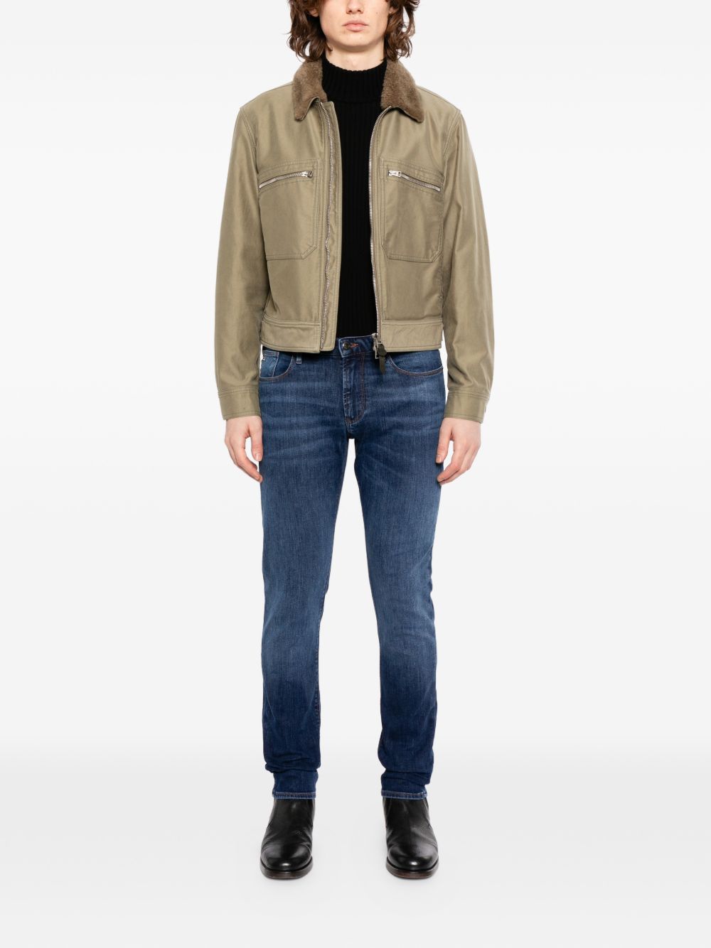 Emporio Armani Jeans - BLUE | b89aa258b11c86abd885ca3b6f89ffb7ee61777a