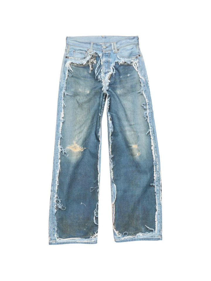 Acne Studios Jeans - Blue and green | 7bd3a64593242c7a792d70e9e15433f13e6d53c1